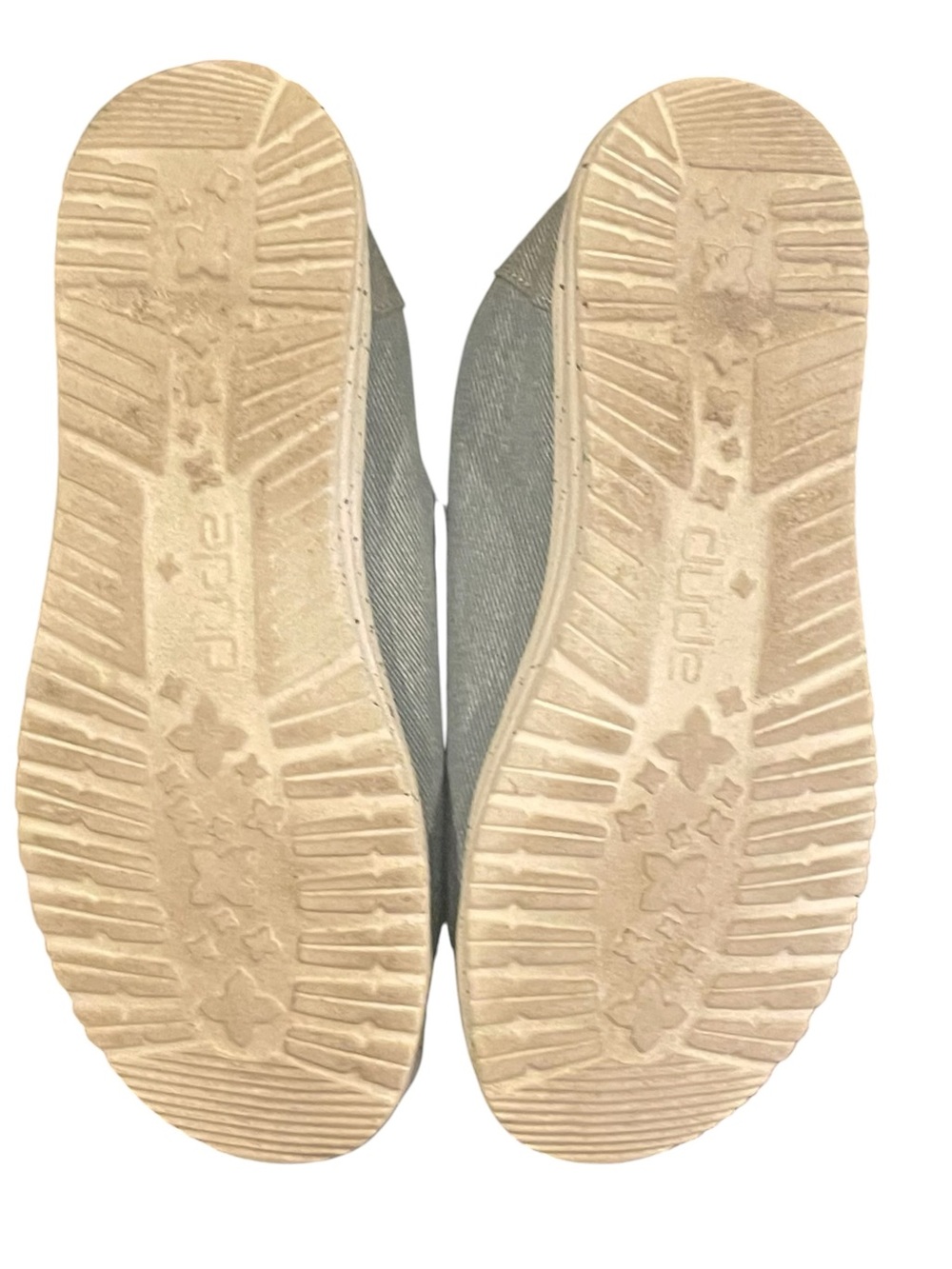 Hey Dude Beige Palm-Print Slip-On Loafers with Coral Lining - Picture 6 of 7